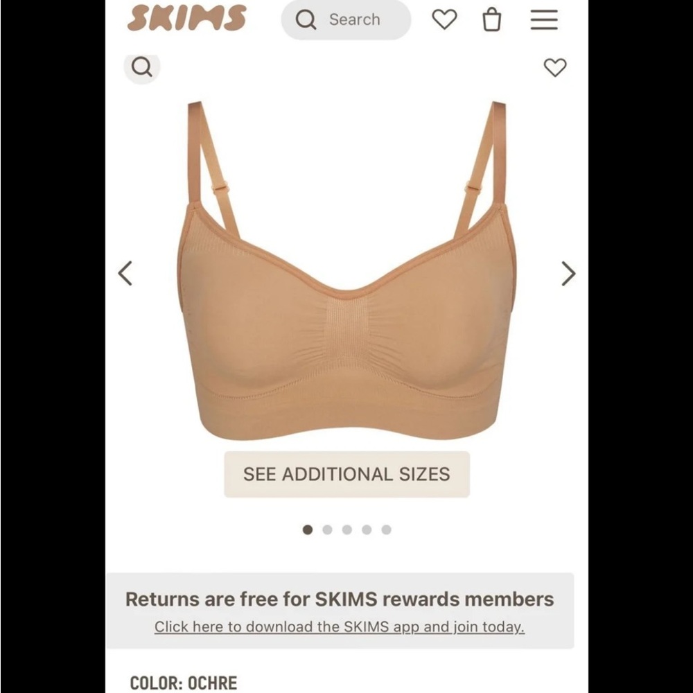 Skims Seamless Sculpt Bralette